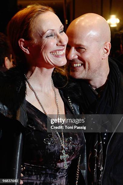 Christian Berkel and Andrea Sawatzki attend the 'Jud Suess - Film Ohne Gewissen' Premiere during day eight of the 60th Berlin International Film...
