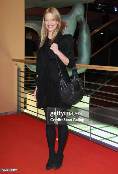 Actress Heike Makatsch attends the 'Jud Suess - Film Ohne Gewissen' Premiere during day eight of the 60th Berlin International Film Festival at the...