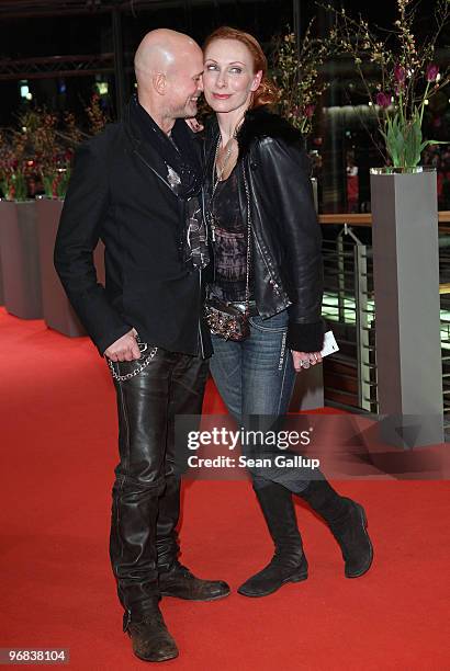Christian Berkel and Andrea Sawatzki attend the 'Jud Suess - Film Ohne Gewissen' Premiere during day eight of the 60th Berlin International Film...