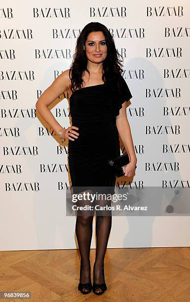 Spanish actress Ledicia Sola attends "Harper's Bazaar" presentation party at the Casino de Madrid on February 17, 2010 in Madrid, Spain.