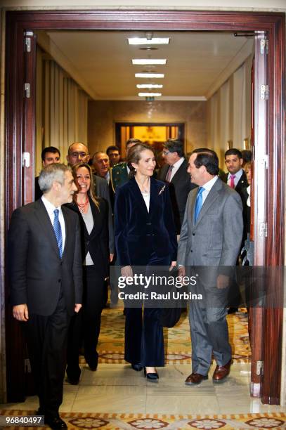 Gaspar Llamazares, Trinidad Jimenez, the Infanta Elena de Borbon and Jose Bono attend the Rare Disease Day 2010 event at the Congress of Deputies, on...