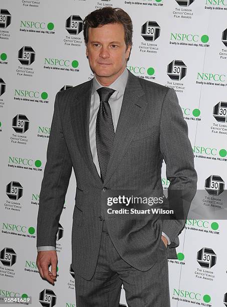 Colin Firth attends The London Critics' Circle Film Awards at The Landmark Hotel on February 18, 2010 in London, England.