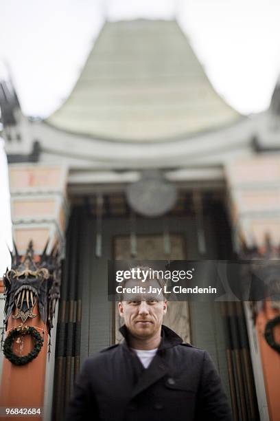 Actor Kevin McKidd poses for a portrait session along Hollywood Boulevard and inside the restaurant 25 Degrees at the the Hollywood Roosevelt Hotel...