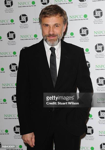 Christophe Waltz attends The London Critics' Circle Film Awards at The Landmark Hotel on February 18, 2010 in London, England.