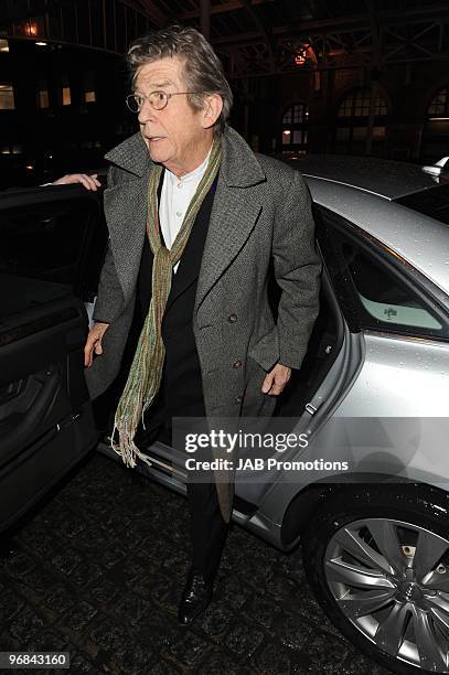 John Hurt arrives for The London Critics' Circle Film Awards at The Landmark Hotel on February 18, 2010 in London, England.