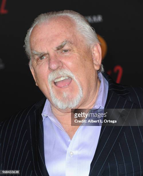 Actor John Ratzenberger arrives for the Premiere Of Disney And Pixar's "Incredibles 2" on June 5, 2018 in Los Angeles, California.