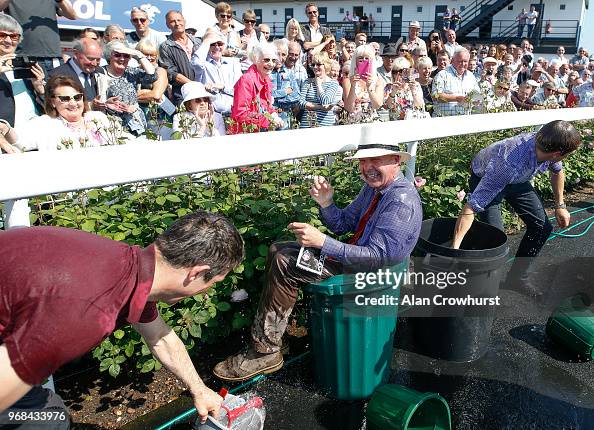 At The Races presenter Luke Harvey finds himself in a bin full of ...