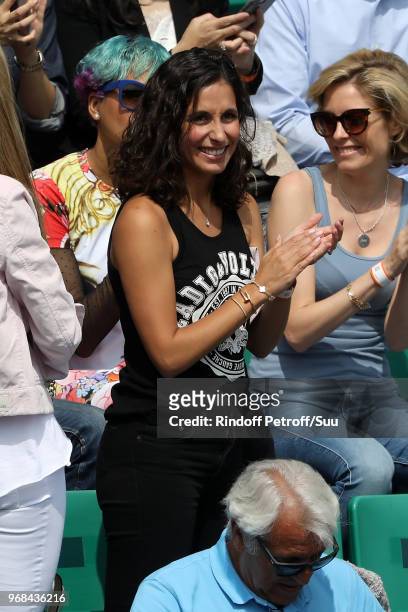Rafael Nadal's girlfriend Xisca Perello attends the 2018 French Open - Day Eleven at Roland Garros on June 6, 2018 in Paris, France.