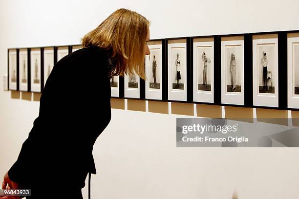 Photographs by Francesca Woodman are shown at the Galleria Nazionale D'Arte Moderna during the opening 'Donna. Avanguardia Femminista Negli Anni '70'...