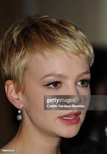 Carey Mulligan attends The London Critics' Circle Film Awards at The Landmark Hotel on February 18, 2010 in London, England.