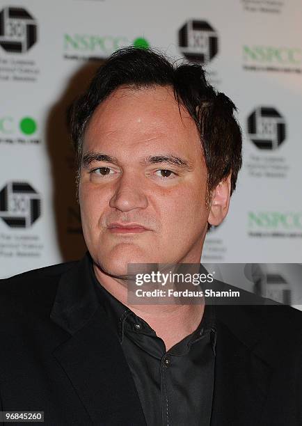 Quentin Tarantino attends The London Critics' Circle Film Awards at The Landmark Hotel on February 18, 2010 in London, England.