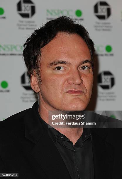 Quentin Tarantino attends The London Critics' Circle Film Awards at The Landmark Hotel on February 18, 2010 in London, England.