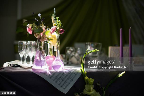 wedding decor - ballroom convention stock pictures, royalty-free photos & images