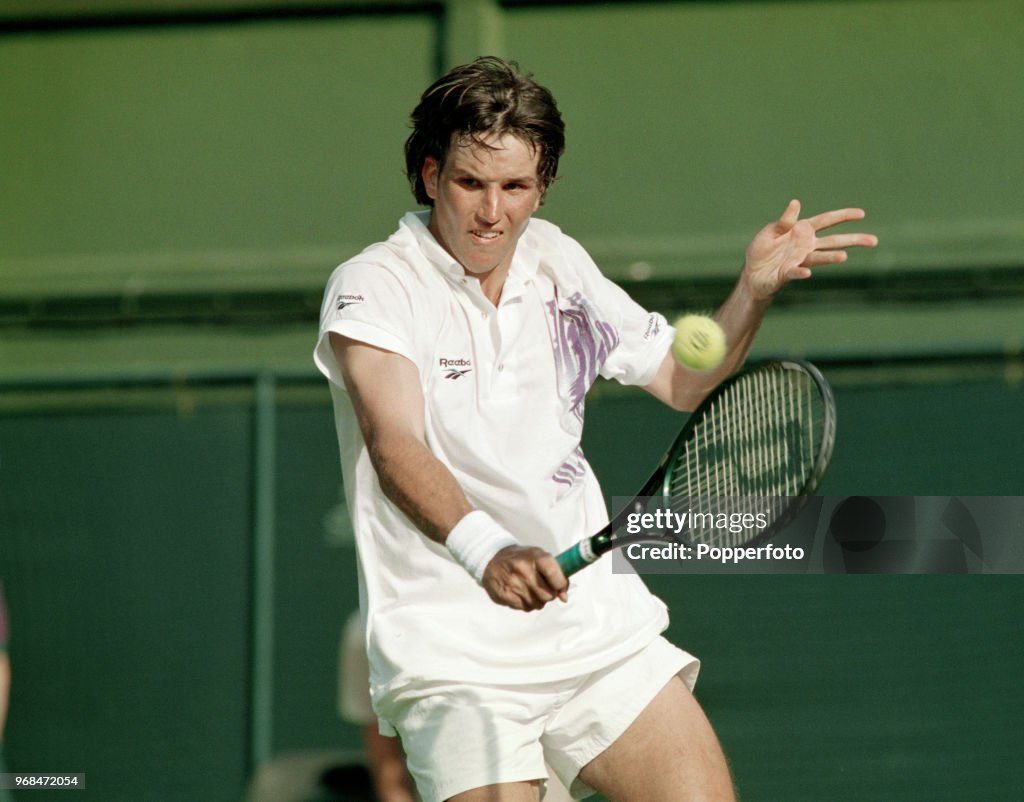 Pat Rafter v Sergi Bruguera - Wimbledon Championships