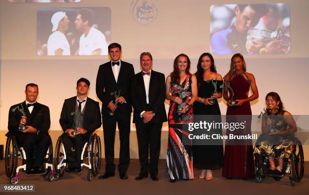 Quad Wheelchair World Champion, David Wagner, Mens Wheelchair World Champion, Gustavo Fernandez, Boys World Champion Axel Geller, Womens Doubles...