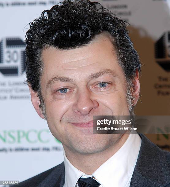 Andy Serkis attends The London Critics' Circle Film Awards at The Landmark Hotel on February 18, 2010 in London, England.