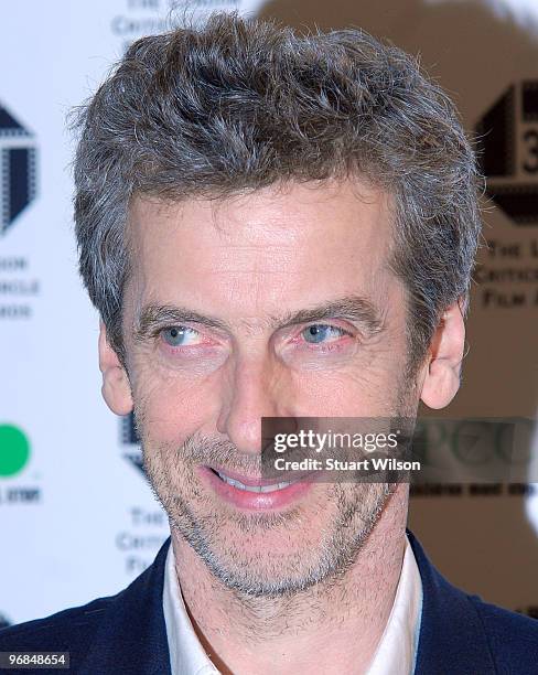 Peter Capaldi attends The London Critics' Circle Film Awards at The Landmark Hotel on February 18, 2010 in London, England.