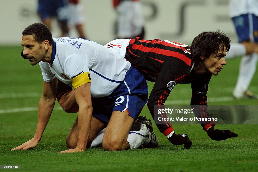 AC Milan v Manchester United - UEFA Champions League