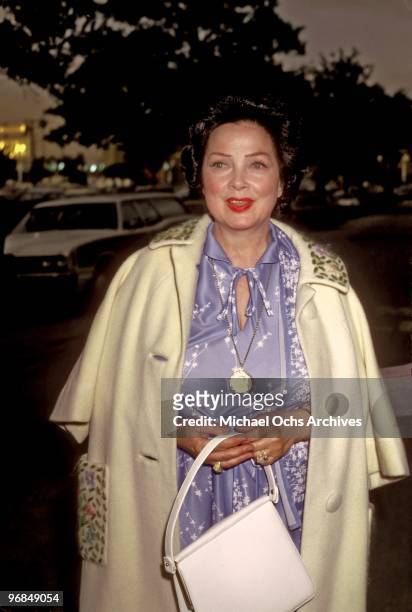 Singer and actress Kathryn Grayson attends an event circa 1975 in Los Angeles, California.