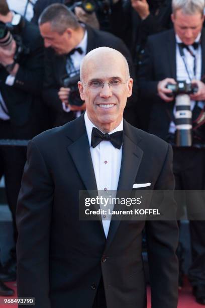 Jeffrey Katzenberg attends the 'Okja' screening during the 70th annual Cannes Film Festival at Palais des Festivals on May 19, 2017 in Cannes, France.