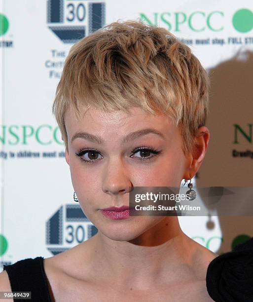 Carey Mulligan attends The London Critics' Circle Film Awards at The Landmark Hotel on February 18, 2010 in London, England.