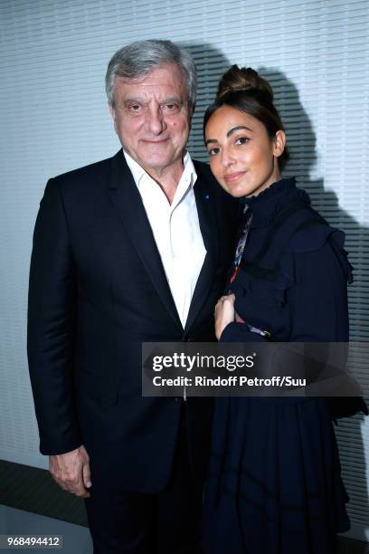 Sidney Toledano and his daughter Julia attend the LVMH Prize 2018 Edition at Fondation Louis Vuitton on June 6, 2018 in Paris, France.