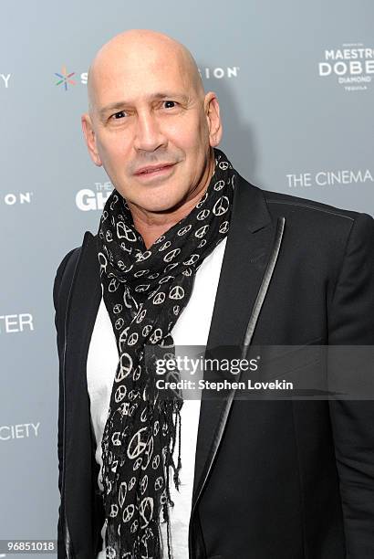 Carmen Marc Valvo attends the Cinema Society screening of "The Ghost Writer" at Crosby Street Hotel on February 18, 2010 in New York City.