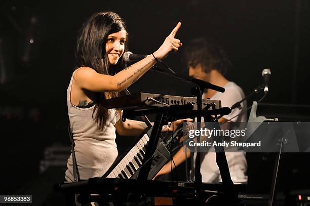 Singer Lights of Canada performs at the Electric Ballroom on February 18, 2010 in London, England.