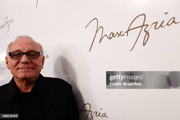 Designer Max Azria attends Mercedes-Benz Fashion Week at Bryant Park on February 16, 2010 in New York City.