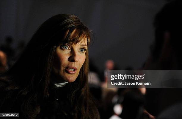 Model Carol Alt attends the Dennis Basso Fall 2010 Fashion Show during Mercedes-Benz Fashion Week at The Promenade at Bryant Park on February 16,...