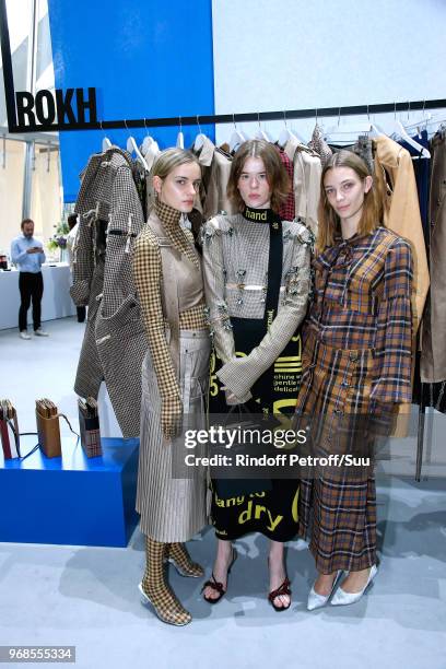 Members of the Special Prize "Rokh" attend the LVMH Prize 2018 Edition at Fondation Louis Vuitton on June 6, 2018 in Paris, France.