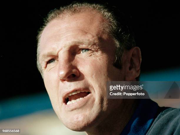 Southend United manager Alvin Martin looks on during the Nationwide Football League Division Two match between Southend United and Oldham Athletic at...