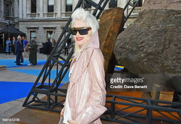 Pam Hogg attends the Royal Academy Of Arts summer exhibition preview party 2018 on June 6, 2018 in London, England.