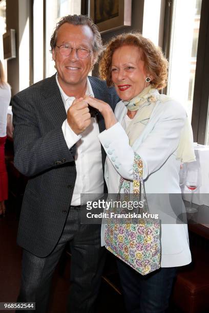 Dirk von Haeften and Marietta Andre during the Ladies Lunch at DIE BANK on June 6, 2018 in Hamburg, Germany.