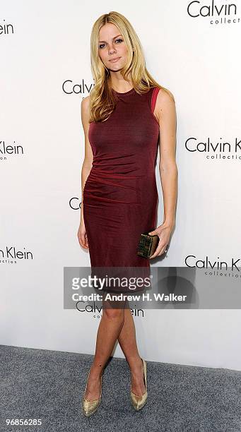 Brooklyn Decker attends the Women's Fall 2010 Calvin Klein Collection after party on February 18, 2010 in New York City.