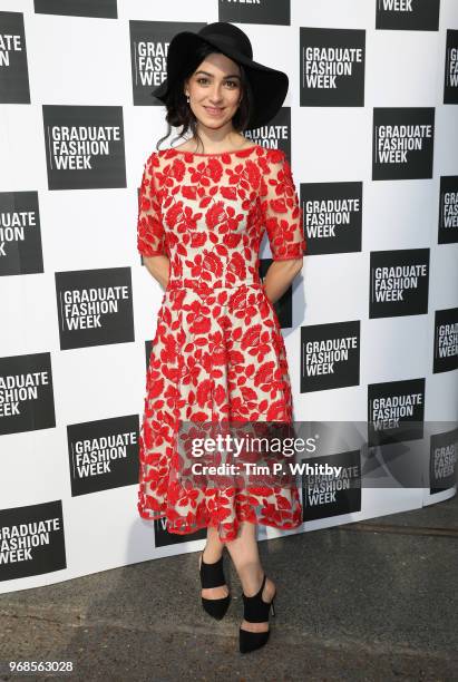 Cassie Bradley attends the Graduate Fashion Week Gala at The Truman Brewery on June 6, 2018 in London, England.