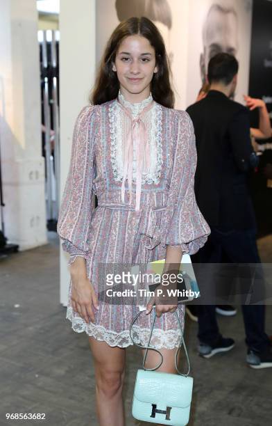 Coco Konig attends the Graduate Fashion Week Gala at The Truman Brewery on June 6, 2018 in London, England.