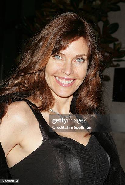 Carol Alt attends the Cinema Society & Screevision screening of "The Ghost Writer" at the Crosby Street Hotel on February 18, 2010 in New York City.