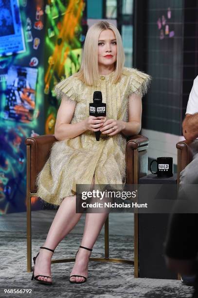 Maddie Hasson visit Build series to discuss "Impulse" at Build Studio on June 6, 2018 in New York City.