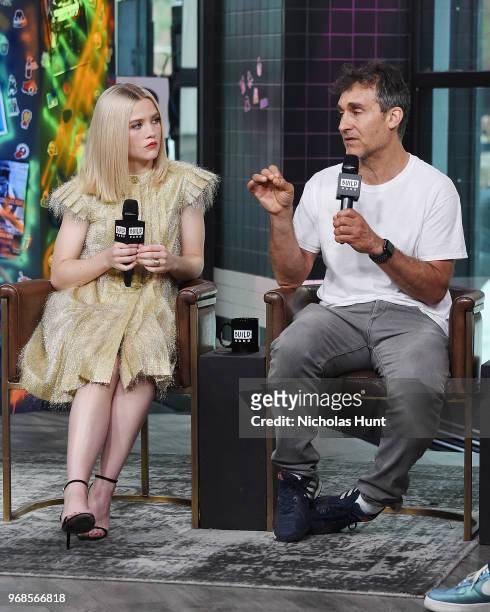 Maddie Hasson and Doug Liman visit Build series to discuss "Impulse" at Build Studio on June 6, 2018 in New York City.