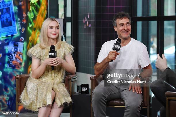 Maddie Hasson and Doug Liman visit Build series to discuss "Impulse" at Build Studio on June 6, 2018 in New York City.