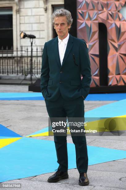 Peter Capaldi attends the Royal Academy of Arts Summer Exhibition Preview Party at Burlington House on June 6, 2018 in London, England.