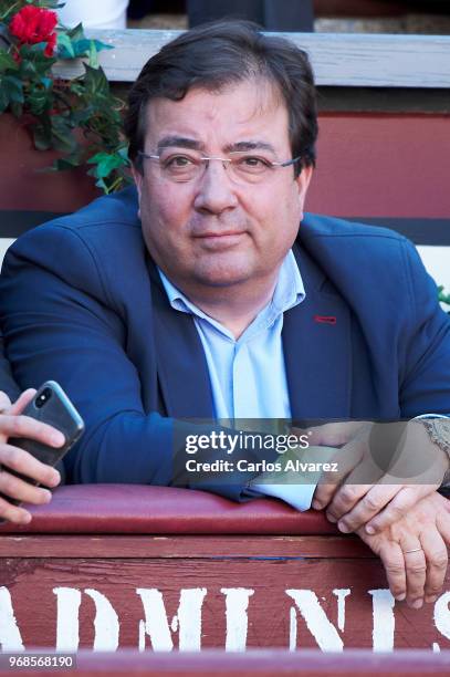 Guillermo Fernandez Vara attends La Beneficiencia Bullfight at Las Ventas Bullring on June 6, 2018 in Madrid, Spain.