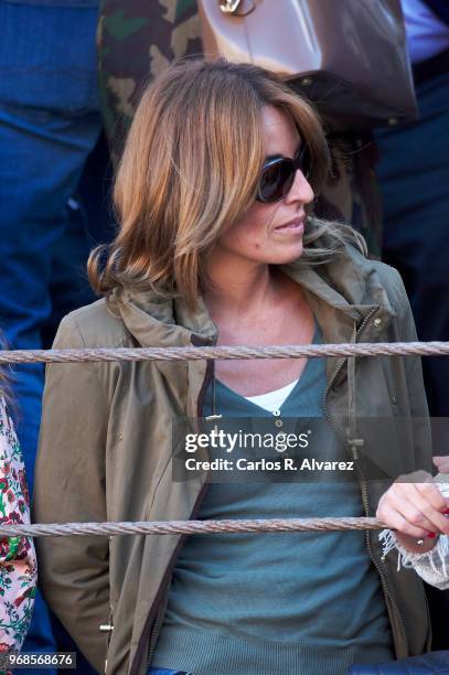 Monica Martin Luque attends La Beneficiencia Bullfight at Las Ventas Bullring on June 6, 2018 in Madrid, Spain.