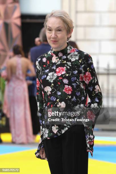 Justine Picardie attends the Royal Academy of Arts Summer Exhibition Preview Party at Burlington House on June 6, 2018 in London, England.
