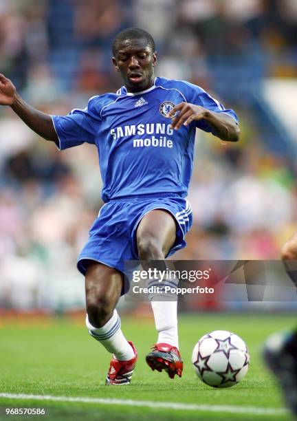 Shaun Wright Phillips of Chelsea in action during the pre season friendly match between Chelsea and Celtic at Stamford Bridge in London on August 9,...