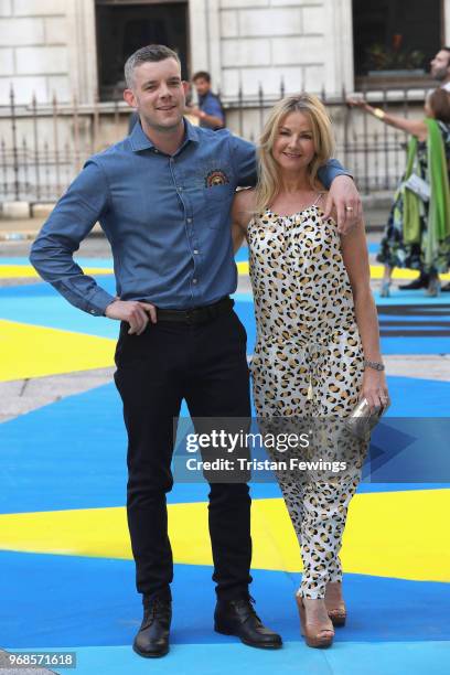 Russell Tovey and Sarah Hadland attend the Royal Academy of Arts Summer Exhibition Preview Party at Burlington House on June 6, 2018 in London,...