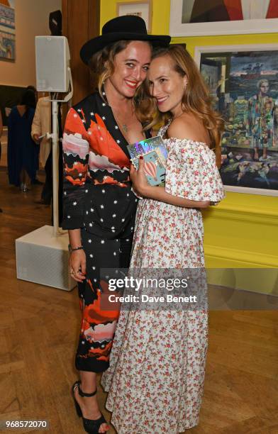 Alice Temperley and Charlotte Dellal attend the Royal Academy Of Arts summer exhibition preview party 2018 on June 6, 2018 in London, England.