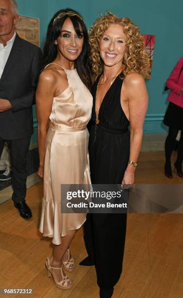 Jackie St Clair and Kelly Hoppen attend the Royal Academy Of Arts summer exhibition preview party 2018 on June 6, 2018 in London, England.