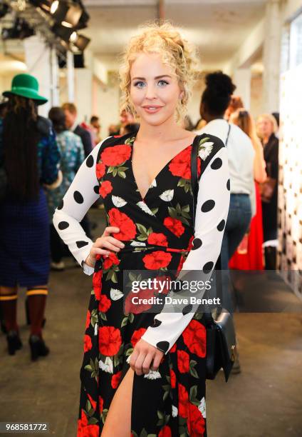 Lydia Bright attends the Graduate Fashion Week Gala Show 2018 at The Truman Brewery on June 6, 2018 in London, England.